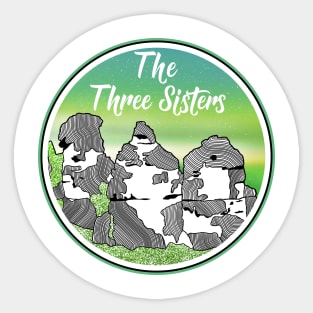 The Three Sisters Sticker